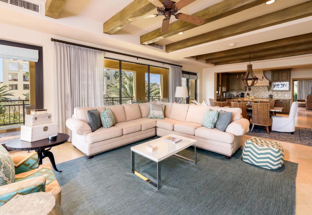 The great room, Residence 5-205, Hacienda Beach Club