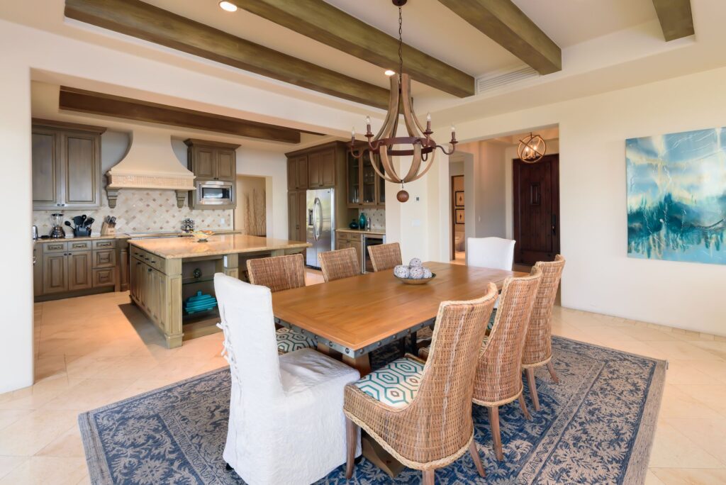 The dining room, Residence 5-205, Hacienda Beach Club