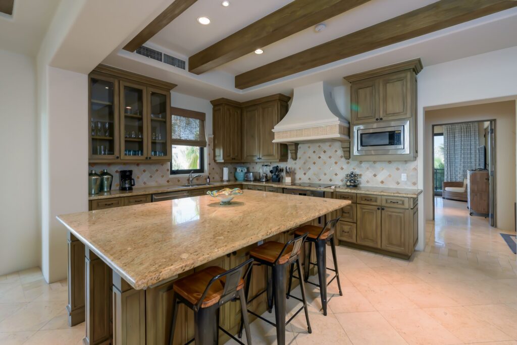 Island seating, Residence 5-205, Hacienda Beach Club