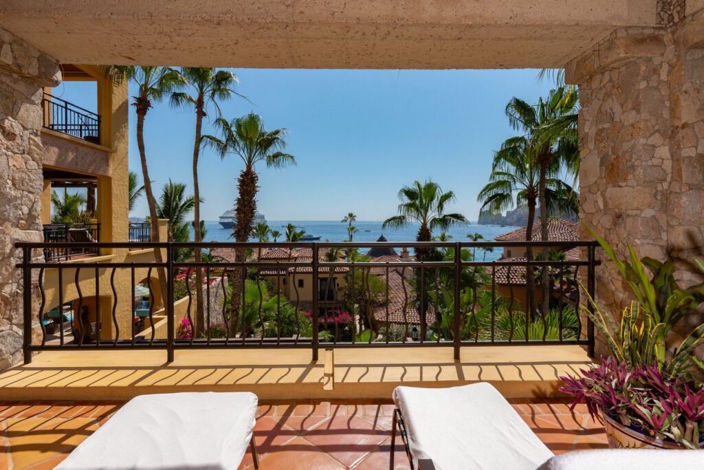 Morning on the terrace, Residence 5-205, Hacienda Beach Club
