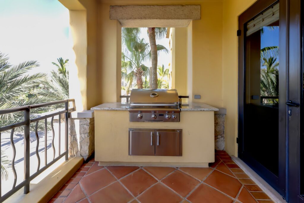 The terrace grill, Residence 5-205, Hacienda Beach Club